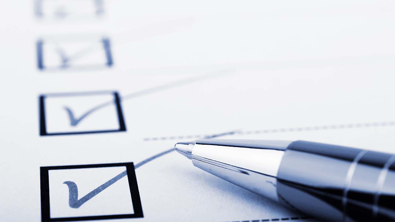 Checklist for documents management